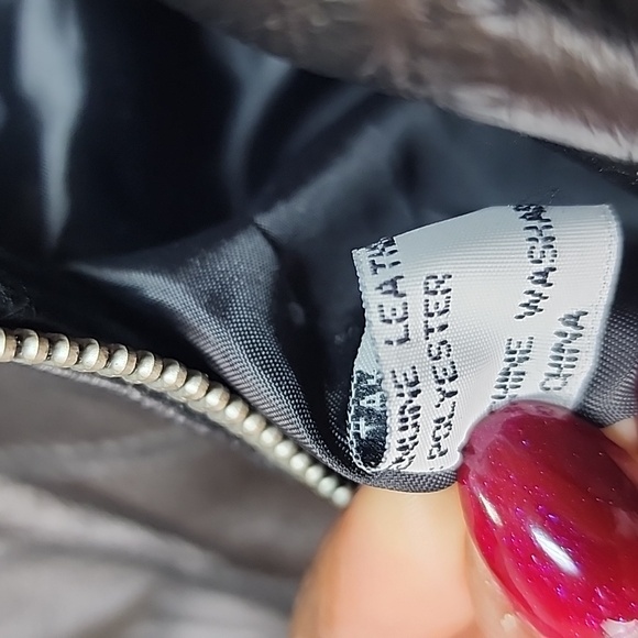 VNTG God Bless America Leather Patchwork Punk Biker Motorcycle Jacket Black Sz M - Picture 6 of 16